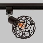IL.0010.2154 Светильник на однофазный трек 220В. E14. Черный