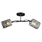 MD.QH-0065-2 BK Люстра потолочная 2*60Вт E27