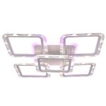 PLC-7024-600 Люстра потолочная LED 125W, пульт ДУ, RGB подсветка