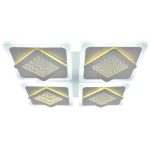 PLC-8005-590 Люстра потолочная LED 105W, пульт ДУ, 3D, Tuya Smart