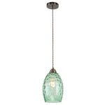 CR.23453-1-P-GB-LED Люстра подвесная светодиодная, 1*3Вт, золотая бронза