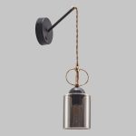 MD.0103-1-W BK+FGD Бра 1*60Вт E27