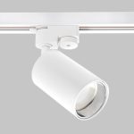 IL.0010.0057 Светильник GU10 на однофазный трек 220V, Белый + Хром