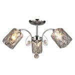 MD.4023-3-S CH Люстра потолочная 3*60Вт E27