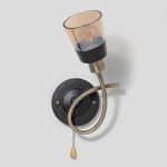 MD.4045-1-W AB+BK Бра 1*60Вт E14