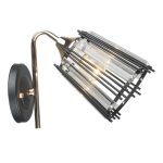 MD.4050-1-W BK+FGD Бра 1*60Вт E27