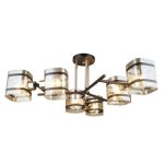 MD.4060-6-S BK+FGD Люстра потолочная 6*60Вт E27