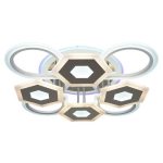 PLC-7030-780 Люстра потолочная LED 104W с подсветкой, пульт ДУ