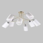 MD.9141-8-S GD+CH Люстра потолочная 8*60Вт E14