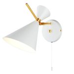 MD.0702-1-W WH+FGD Бра 1*60Вт E14