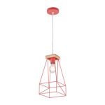 MD.5796-1-P-WT+WOOD Люстра подвесная 1*Е27