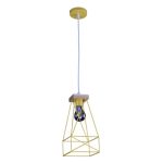 MD.6133-1-P WH+FGD Люстра подвесная 1*60Вт E27