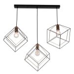 MD.0229-3-P BK Люстра подвесная 3*60Вт E27