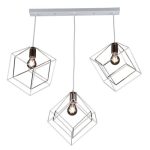 MD.0301-1-P BK+ZGD Люстра подвесная 1*60Вт E27