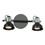 SP.031-72-08 Светильник Спот 2*50Вт GU10 BK+CH