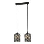 MD.3958-1-P BK Люстра подвесная 1*60Вт E27