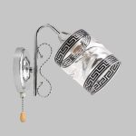 MD.4078-1-W CH Бра 1*60Вт E27