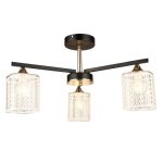 MD.4092-3-S CF+FGD Люстра потолочная 3*60Вт E27