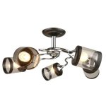 MD.3470-5-S CH+BK Люстра потолочная 5*60Вт E27