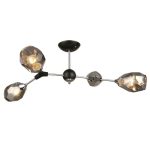 MD.4209-4-S CH+BK Люстра потолочная 4*60Вт E27