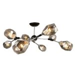 MD.4209-8-S CH+BK Люстра потолочная 8*60Вт E27