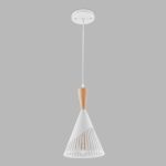 MD.3099-1-P WH+CH Люстра подвесная 1*60Вт E27