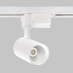 IL.0010.0081-3000 Светильник 10W на однофазный трек 220V, LED 3000K, Белый