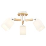 MD.4507-3-S WH+CH Люстра потолочная 3*60Вт E27