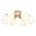 MD.4507-8-S WH+CH Люстра потолочная 8*60Вт E27