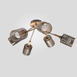 MD.4536-6-S AB Люстра потолочная 6*60Вт E27