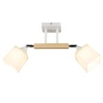 MD.4719-2-S WH+CH Люстра потолочная 2*60Вт E27