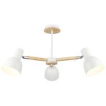 MD.4748-3-S WH+CH Люстра потолочная 3*60Вт E27