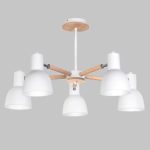 MD.4748-5-S WH+CH Люстра потолочная 5*60Вт E27