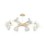 MD.4748-8-S WH+CH Люстра потолочная 8*60Вт E27