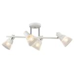 MD.4775-4-S WH+CH Люстра потолочная 4*40Вт E14 WH
