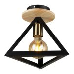 MD.4779-1-P BK Люстра потолочная 1*60Вт E27