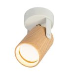 SP.034-21-86 Светильник GU10 1*50W настенный спот Светлое дерево / Белый