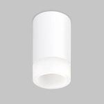 IL.0005.1500 WH Светильник GU10 1*10W потолочный спот Белый. Плафон акрил Белый матовый