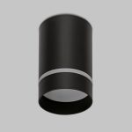 IL.0005.1600 BK Светильник 10W потолочный 220V, LED 4200K, Черный