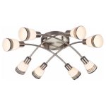 MD.78223-8-S CH Люстра потолочная 8*40Вт Е14