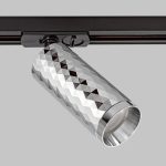 IL.0010.0007 CH Светильник на однофазный трек 220В. GU10. Хром