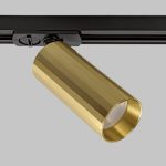 IL.0010.0009 BRONZE+BK Светильник на однофазный трек 220В. GU10. Бронза+Черный