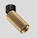 IL.0005.1901 BRONZE+BK Светильник GU10 1*50W настенный спот Бронза+Черный