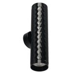 IL.0005.1702 BK Светильник GU10 2*50W настенный спот Черный