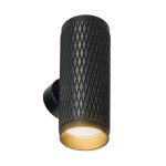 IL.0005.1802 BK Светильник GU10 2*50W настенный спот Черный