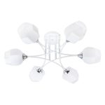 MD.4881-6-S WH+CH Люстра потолочная 6*60Вт E27