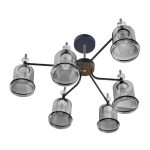 MD.4890-6-S COFFEE+FGD Люстра потолочная 6*60Вт E27