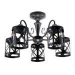 MD.3987-5-S BK Люстра потолочная 5*60Вт E27