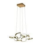 PLC-7047-8-P Люстра потолочная LED 52W, пульт ДУ