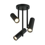 IL.0005.4200-3 BK Светильник GU10 3*50W потолочный спот Черный
